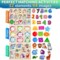 QUOKKA Toddler Puzzles Ages 2-4 – Wooden Puzzles for Kids 1-3-5 Year Old – Learning Travel Game with Numbers Animals Shapes – Wood Educational Gift for Boys and Girls